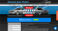 Desktop Screenshot of jimmysautooutlet.com